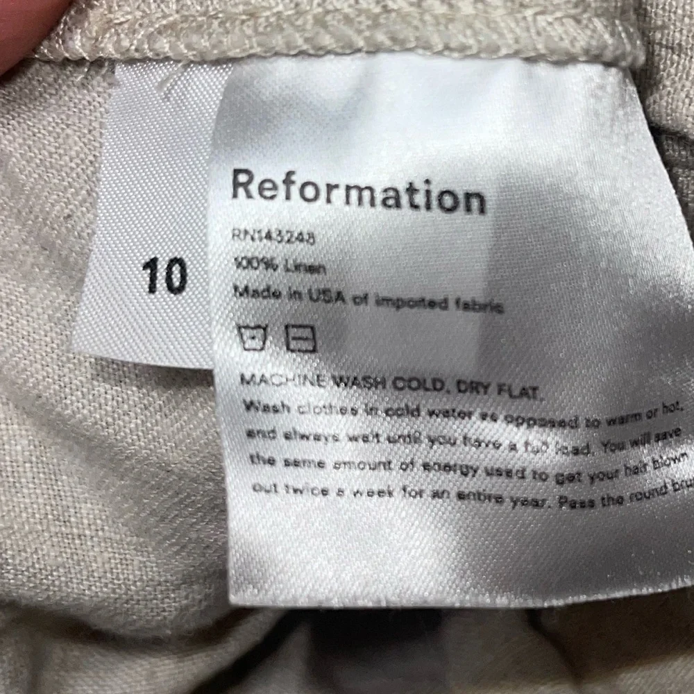 EUC Reformation Linen Norman Pant